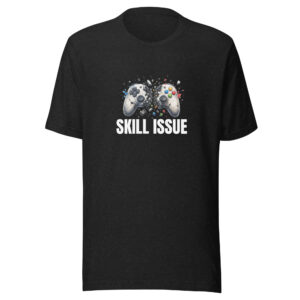 Skill Issue Gaming T-Shirt Black