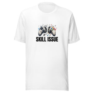 Skill Issue Gaming T-Shirt White