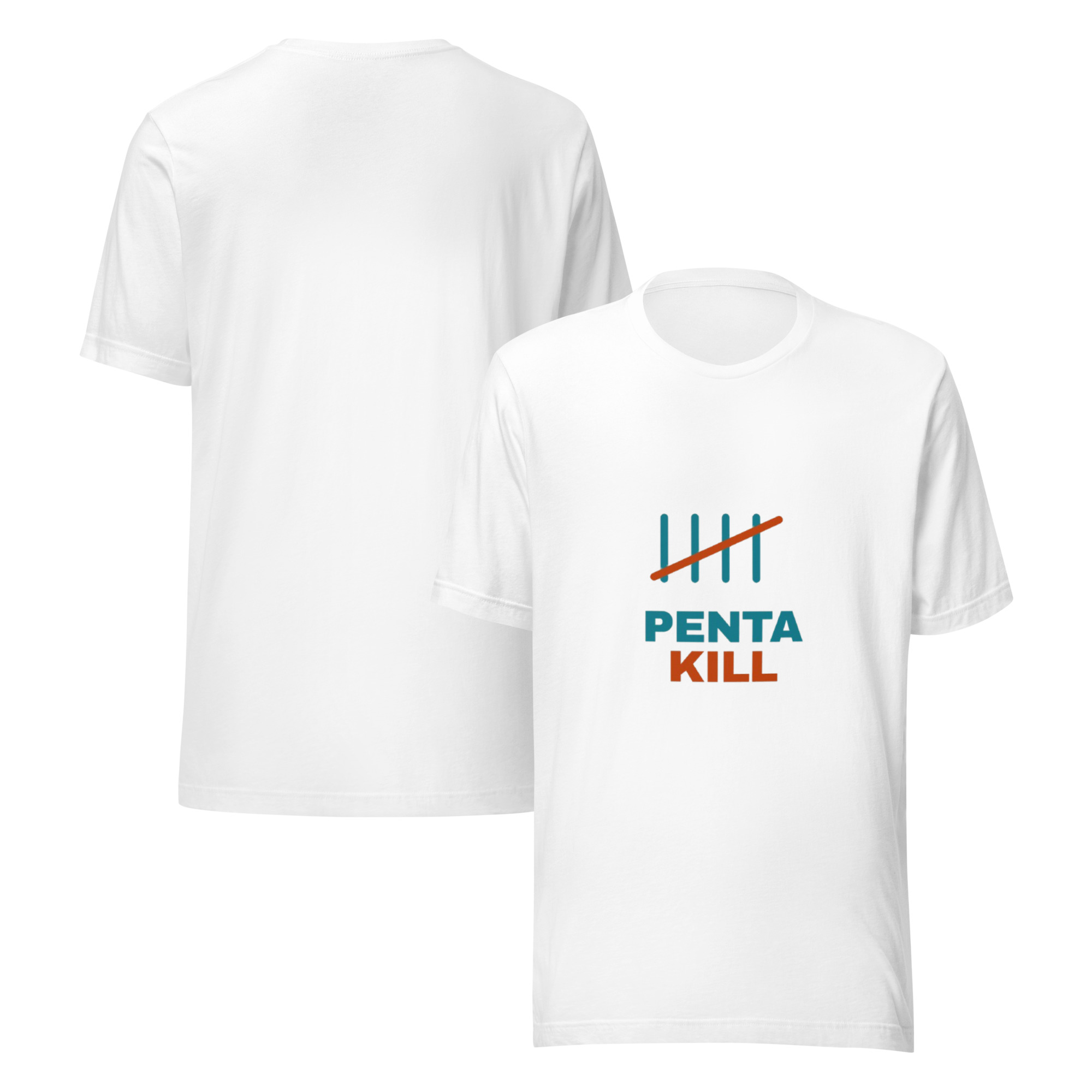 Pentakill T-Shirt White - Image 4